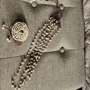 Coldwater Creek pearl necklace/bracelet set.